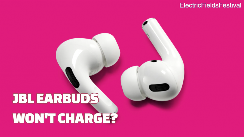 Jbl right discount earbud not charging